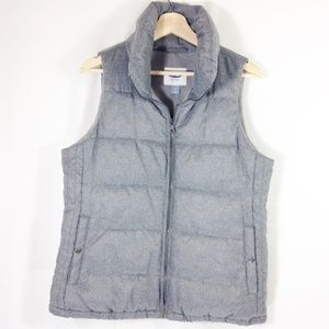 Like New Grey Puffer Vest Size M
